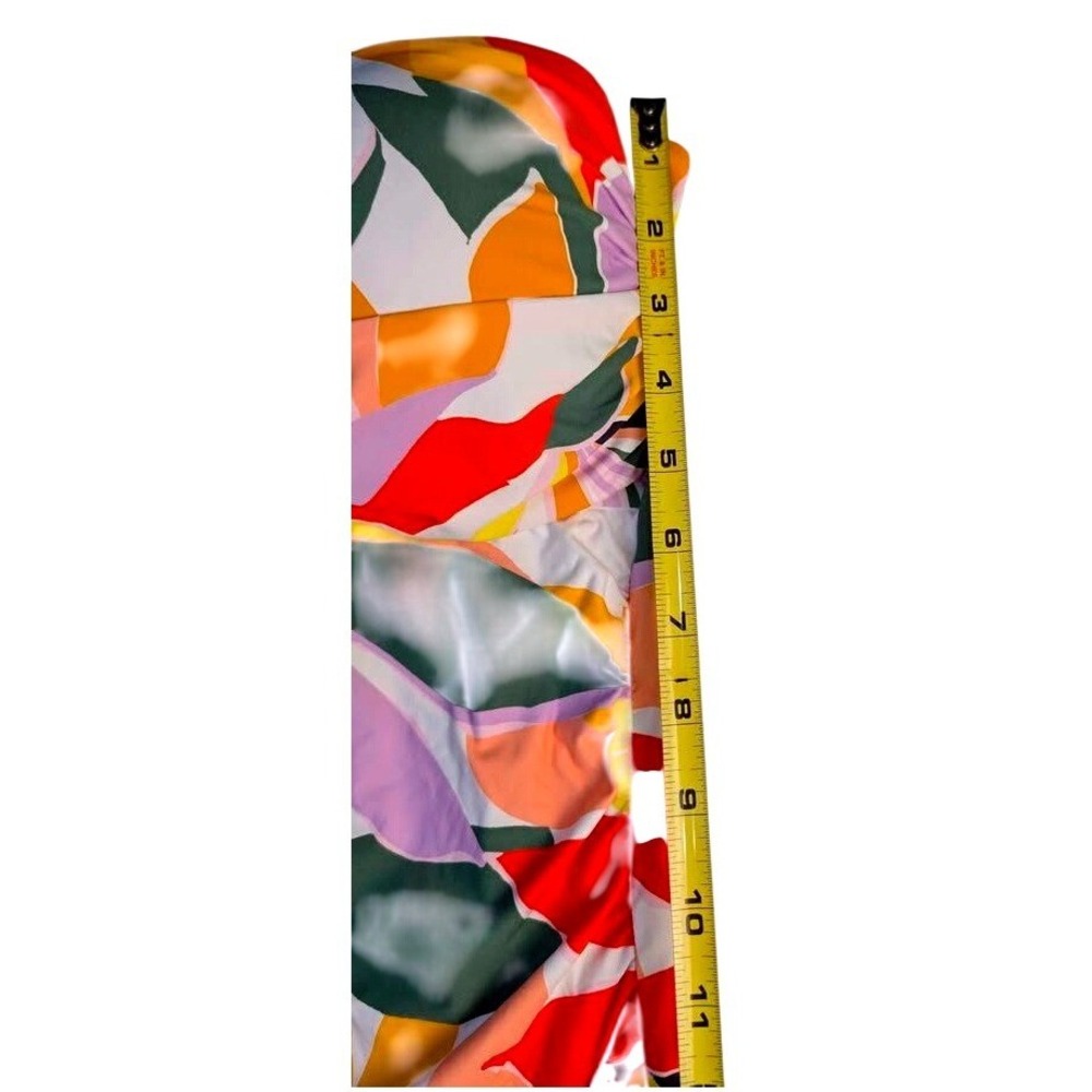 Anne Cole Tankini Top Womens Large Multicolor Tropical Twist Front 23MT25010 - Picture 12 of 15